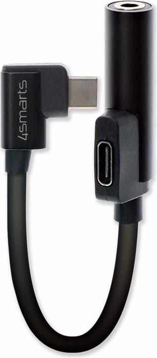 4smarts Adapter USB-C to USB-C & 3.5mm jack (USB-C, 3.5mm socket, USB-C)