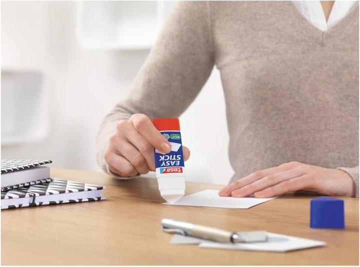 Actual product image tesa EASY STICK ecoLogo glue stick, triangular, odourless glue stick for paper / cardboard