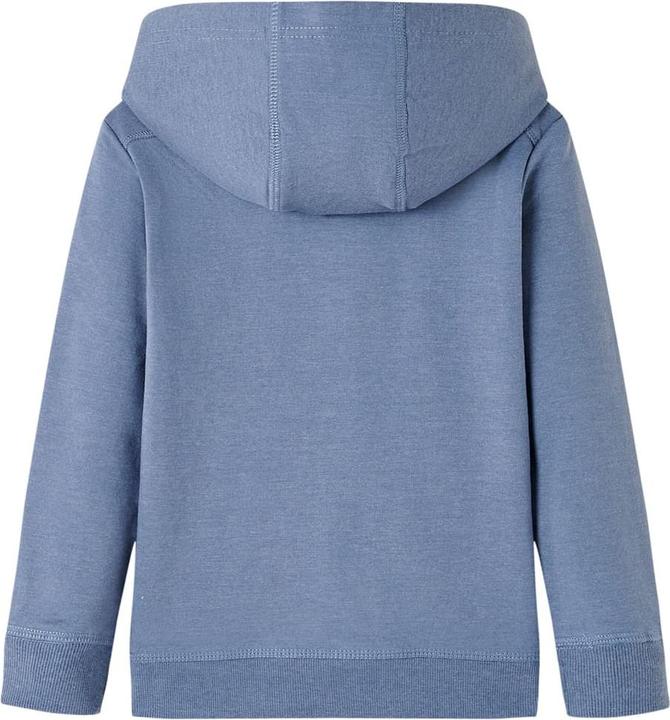 Immagine prodotto vidaXL Maglia con cappuccio per bambini blu melange 92,Materiale: 95 (92)