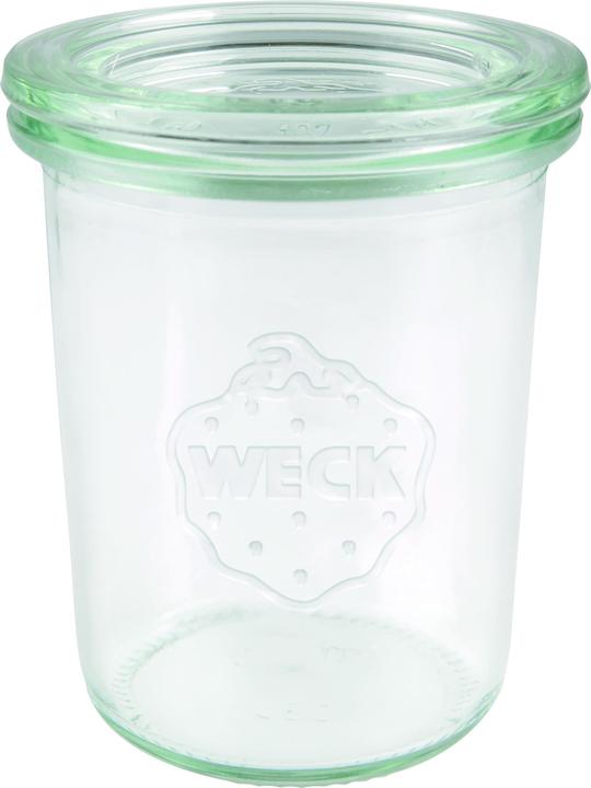 Weck Sturzglas Inhalt 160 ml, Einmach Glas mit Glasdeckel, 12 Stück (12 Stk., 0.16 l)