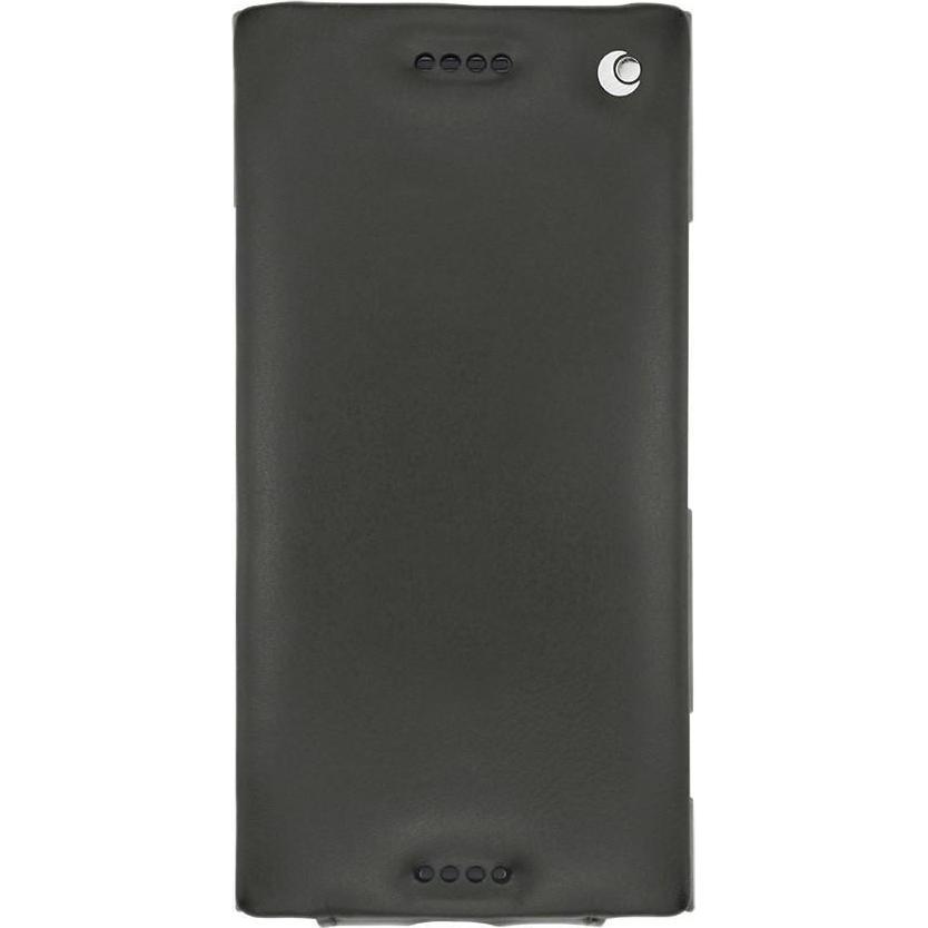 Thumbnail - Noreve Lederschutzhülle vertikal (Sony Xperia XZ Premium), Smartphone Hülle, Schwarz