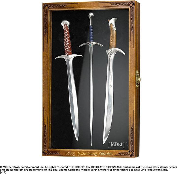 Produktbild Noble Collection Der Hobbit Brieföffner Set Schwerter