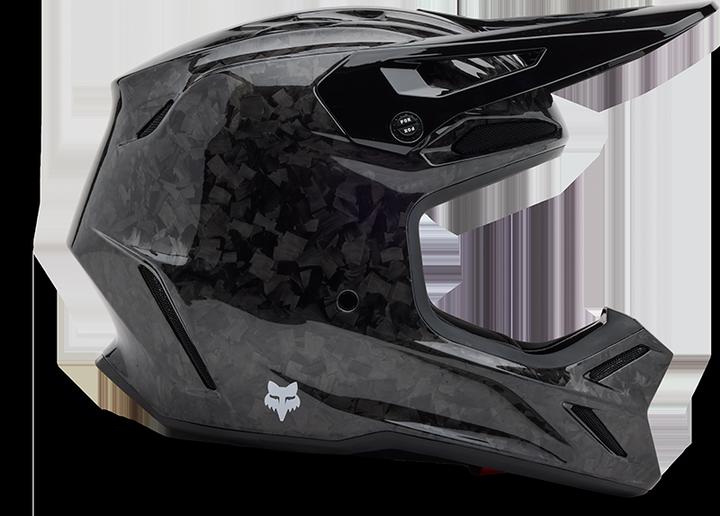 Actual product image Fox V3 RS Carbon Solid Helmet (59 - 60 cm, L)