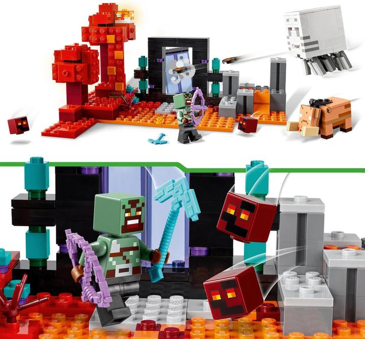 Actual product image LEGO Ambush at the Nether Portal (21255, LEGO Minecraft)
