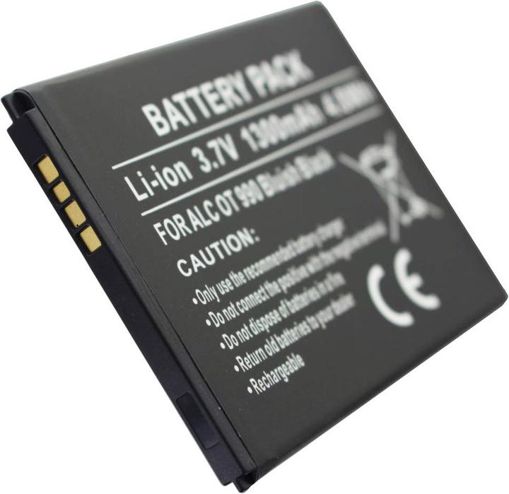 Image du produit Alcatel AkkuOne Touch 918D Batterie CAB32A0001C1, CAB31P0000C2, CAB31P0000C1, BY71, TLIB37A