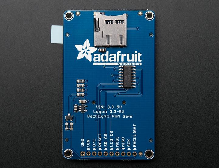 Image du produit Adafruit 2.2" TFT LCD couleur 18 bits avec microSD ILI9340 (Divers)