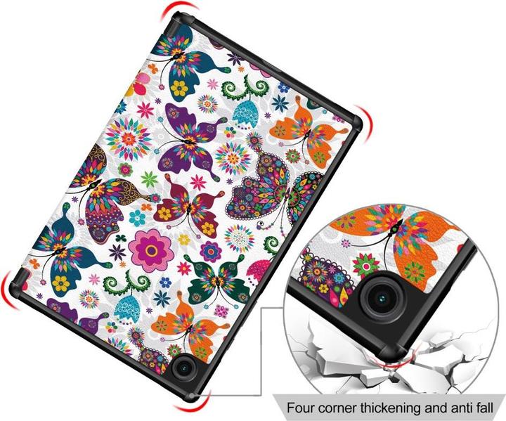Productafbeelding Cover-Discount Galaxy Tab A8 10.5 - Drievoudige Smart Case Vlinders (Galaxy Tab A8)