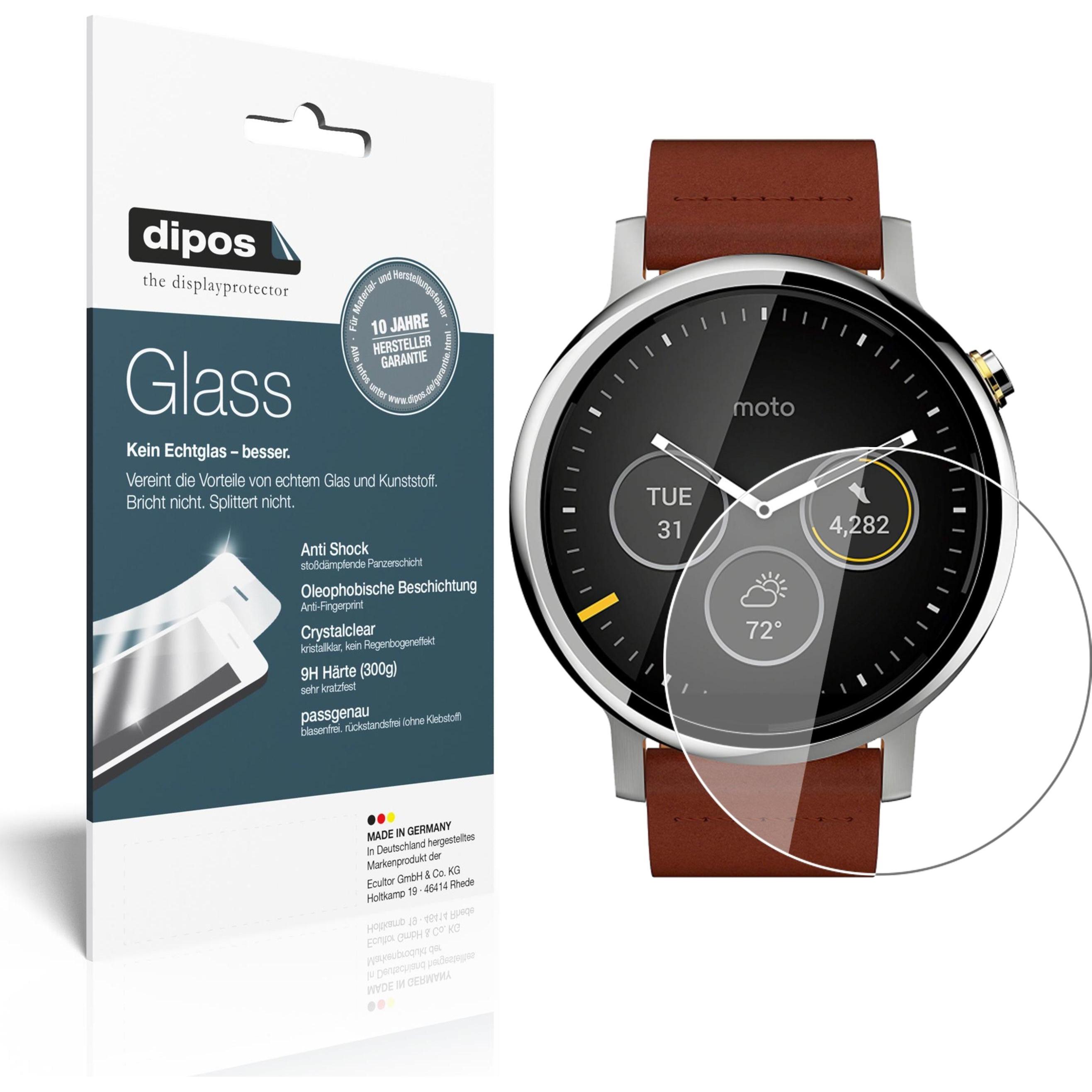 Dipos Displayschutz Anti-Shock, Smartwatch Schutzfolie, Transparent