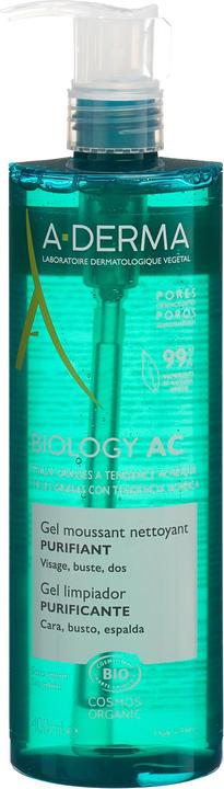 Image du produit A-Derma BIOLOGY AC Gel Moussant Purifiant gel (Gel nettoyant, 400 ml)