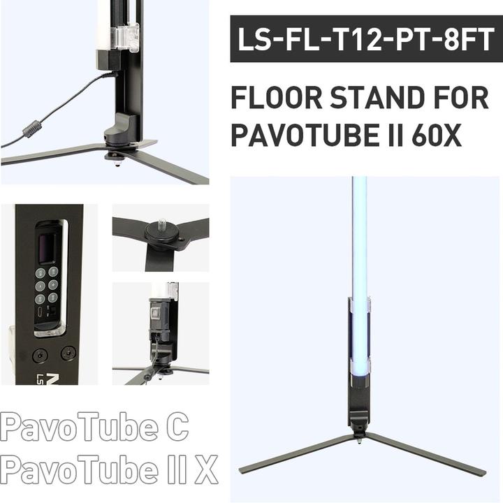 Immagine prodotto Nanlite Supporto da pavimento per tubi T12 (10 cm, 5 kg)