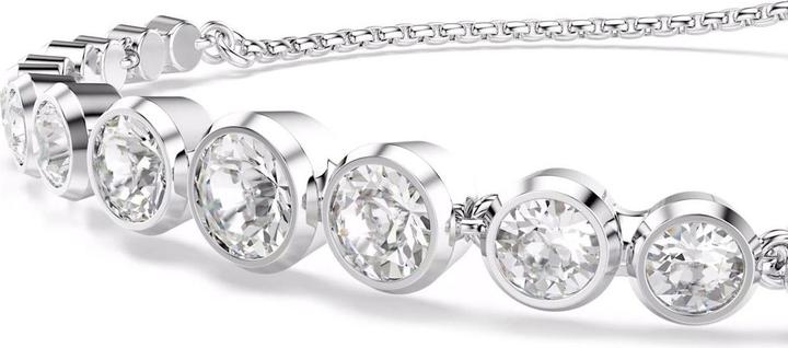 Productafbeelding Swarovski Imber Tennis Armband Gemischte Rundschliffe Weiss (24 cm, Metaal)