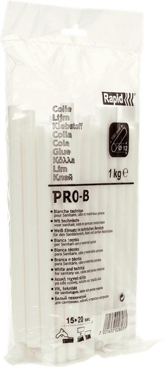 Nährwerte und Zutaten Rapid PRO-B Klebesticks Ø12x190mm 1,0 kg, Beutel