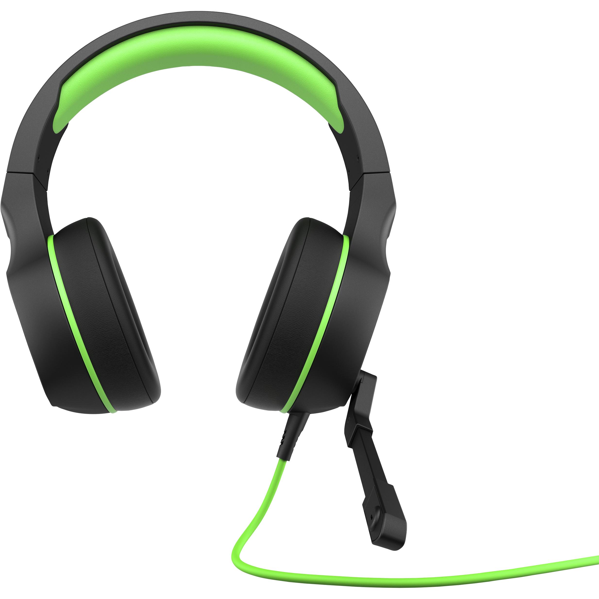 HP Pavilion 400 (Kabelgebunden), Gaming Headset, Schwarz, Grün