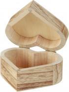 Actual product image IKO Wooden box in heart shape b = 8,8cm h = 4,6cm