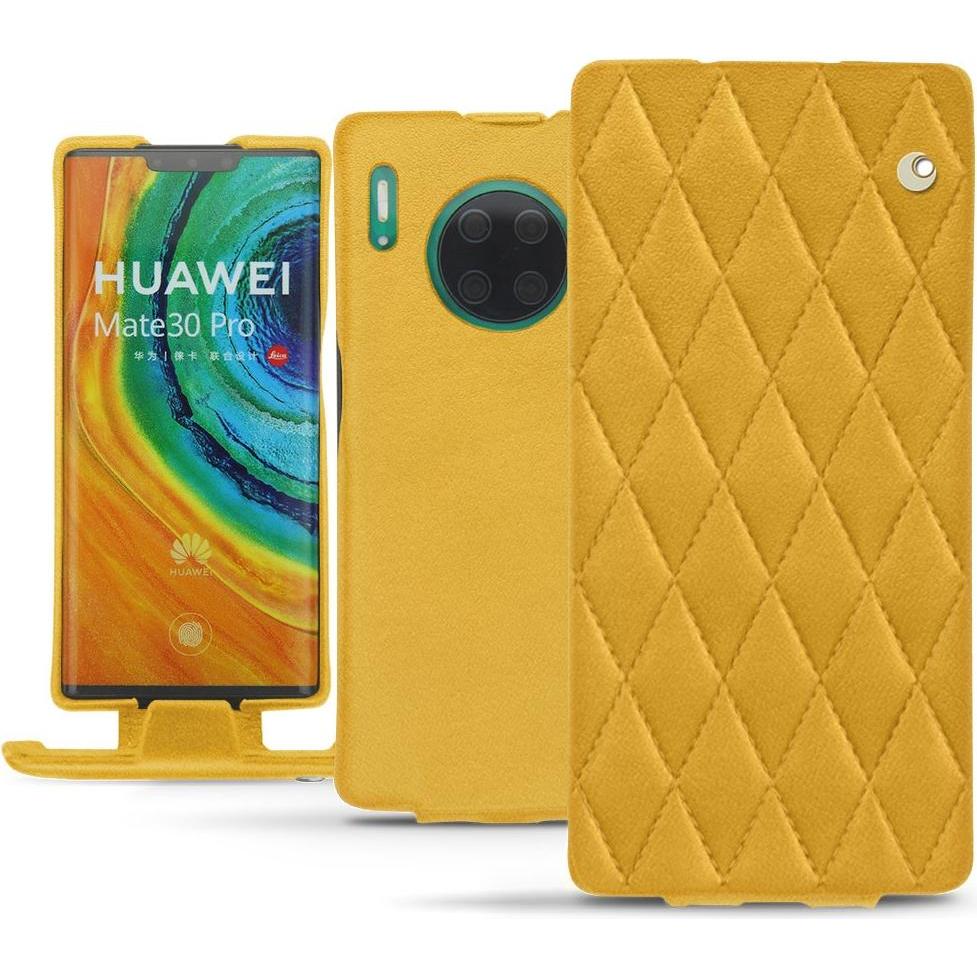 Thumbnail - Noreve Lederschutzhülle vertikal (Huawei Mate 30 Pro), Smartphone Hülle, Orange