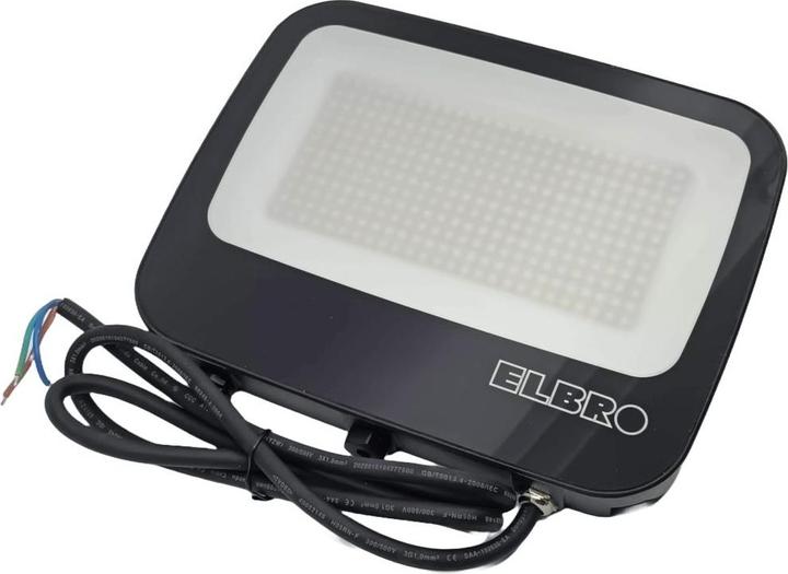 Produktbild Elbro LED-Strahler CCT 100W 3000...6000K IP66 120° 225×185mm schwarz