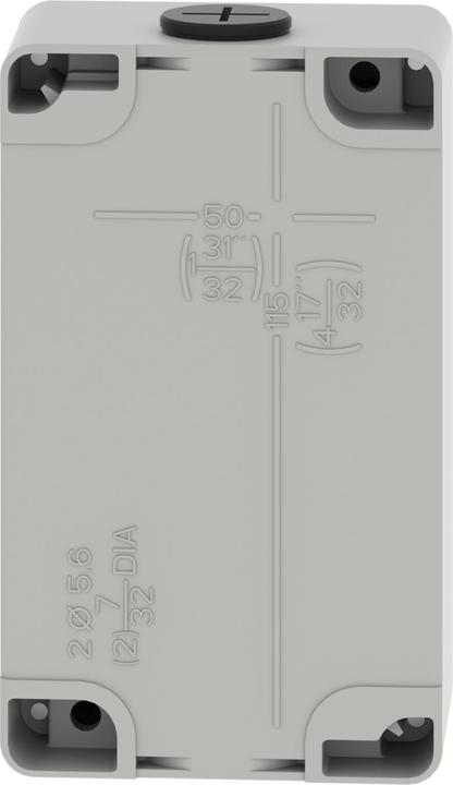 Produktbild Schneider Electric XAPD2204 Leergehäuse XAP Metall grau für 4x22mm - CSA (Gehäuse)