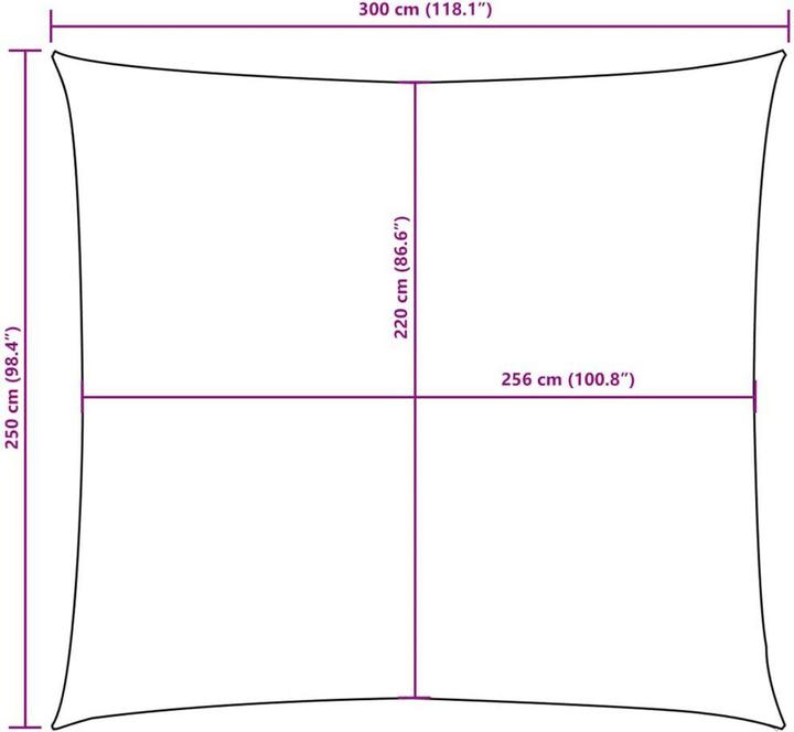 Produktbild vidaXL Nezhatok (250 x 300 cm)