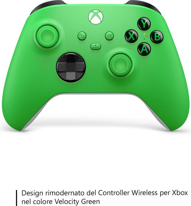 Actual product image Microsoft Xbox Wireless Controller - Velocity Green (PC, Xbox One S, Xbox One X, Xbox Series S, Xbox Series X)