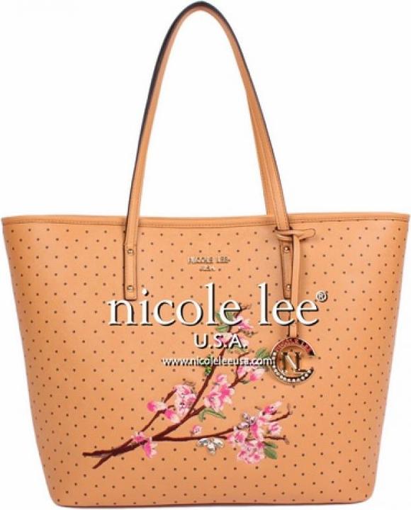 Immagine prodotto Nicole Lee Borsa a mano "Kayley Floral" Borsa shopper camel
