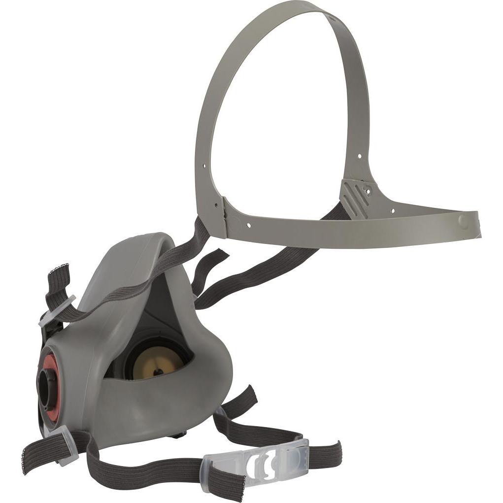 Respiratore A Semimaschera 3M 6200 Taglia M Per Polveri Vapori E Gas