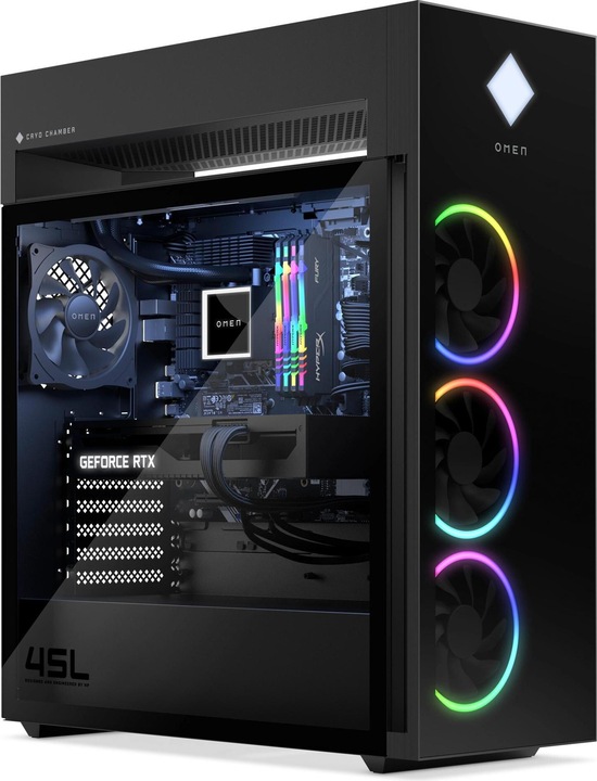 Produktbild HP Gaming PC OMEN 45L GT22- 3758nz, Prozessorfamilie (64 GB, 2000 GB, GeForce RTX 5090)