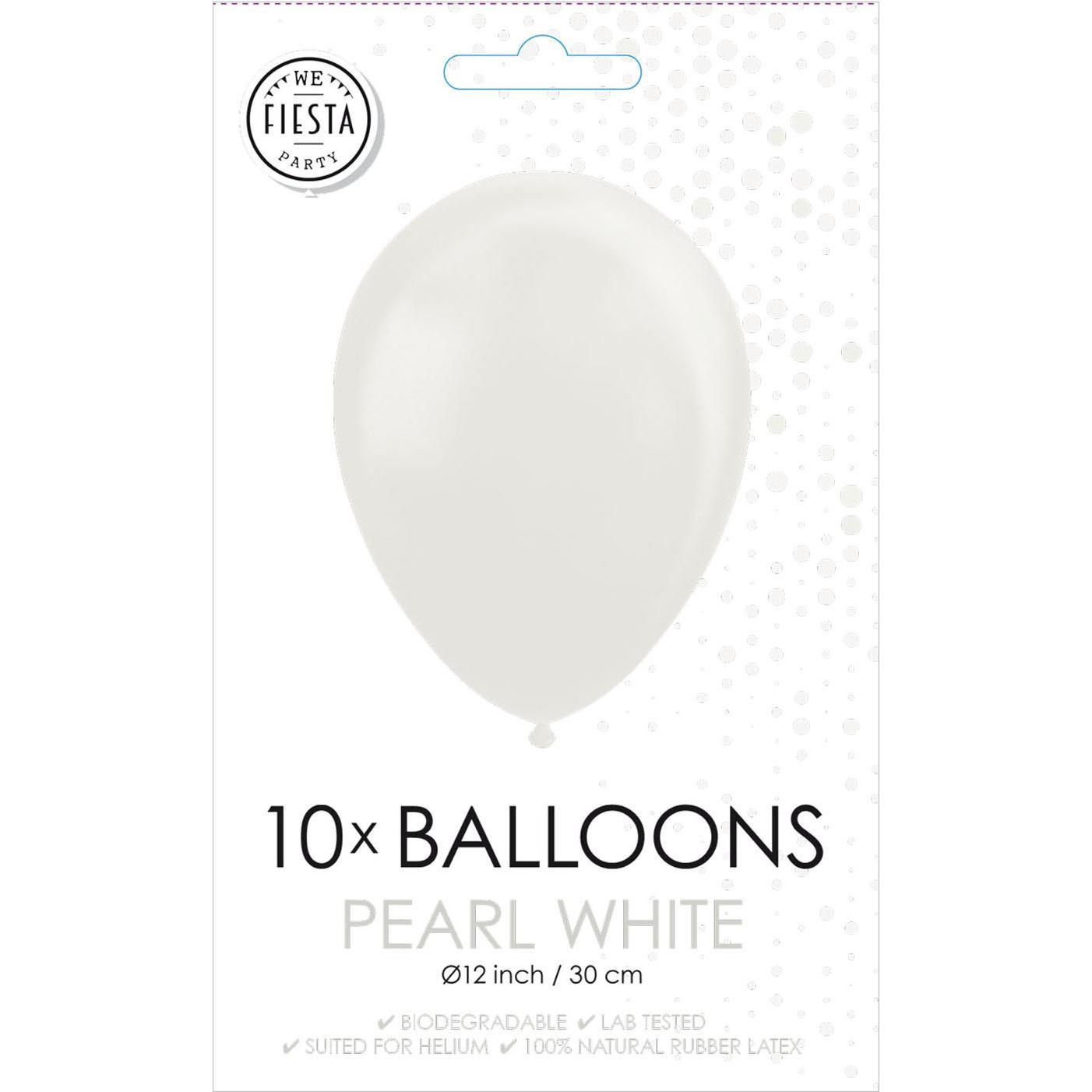 Thumbnail - Globos Luftballons Perlweiss 30cm, 10Stk.