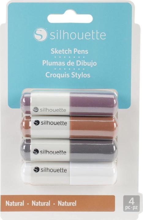 Actual product image Silhouette Drawing Pencil Set Natural