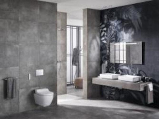 Actual product image Geberit VariForm built-in washbasin rectangular, 550x400mm, without tap hole, without overflow (410 mm, 550 mm)