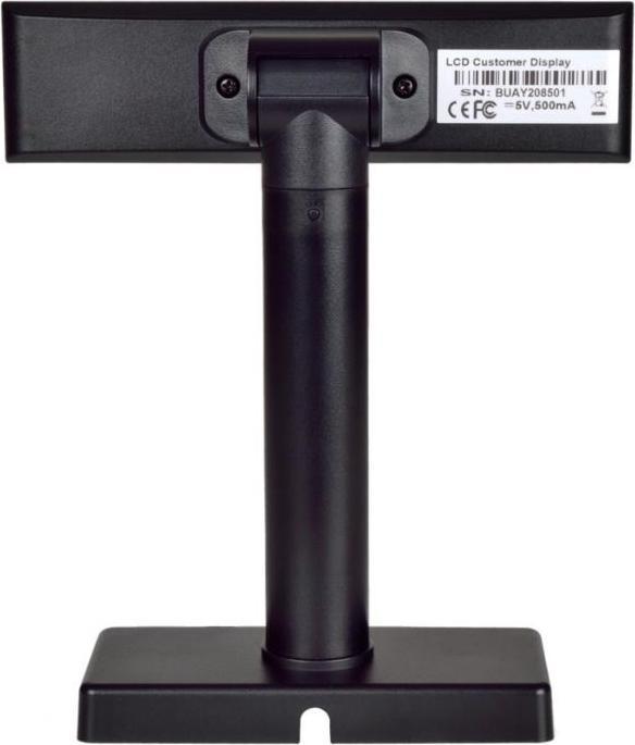 Actual product image Virtuoso LCD customer display Virtuos FL-2026MB 2x20, USB, black