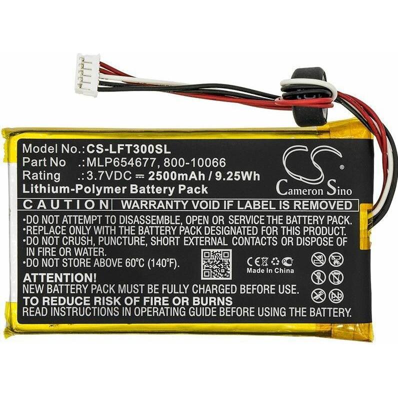 CoreParts Battery for LeapFrog Tablet (2500 mAh), Notebook Akku, Schwarz