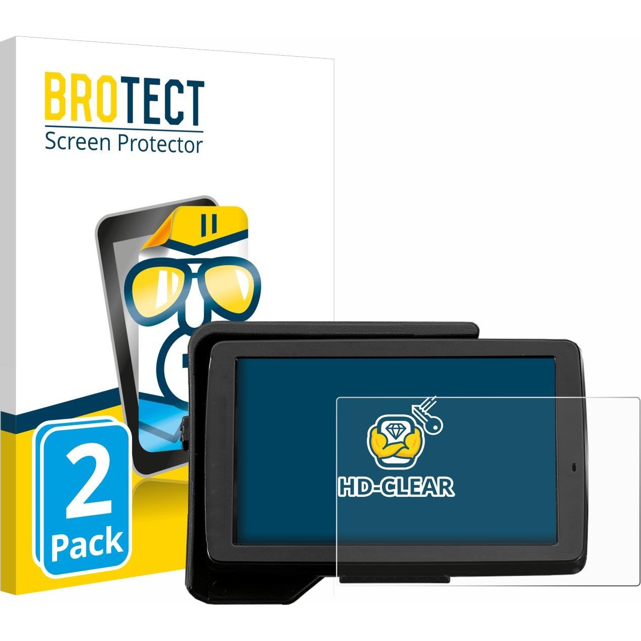 BROTECT, Accessori per navigatori GPS, Pellicola Trasparente