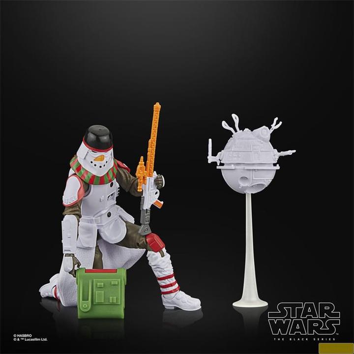 Actual product image Hasbro Star Wars Black Series Action Figure Snowtrooper (Holiday Edition) 15 cm