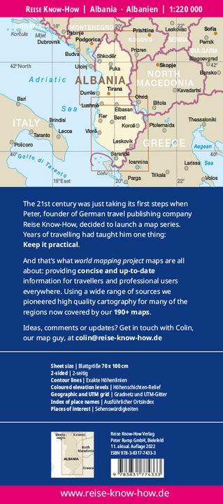 Image du produit Projet de cartographie mondiale Albanie