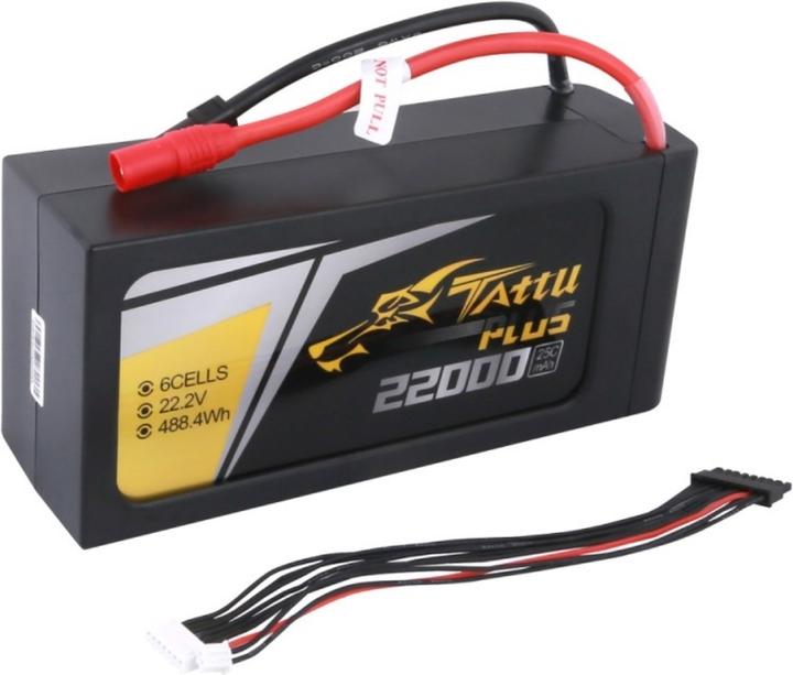 Produktbild Gens Ace Tattu Plus LiPo-Akku 22.2V 22000mAh 25C (22.20 V, 22000 mAh)