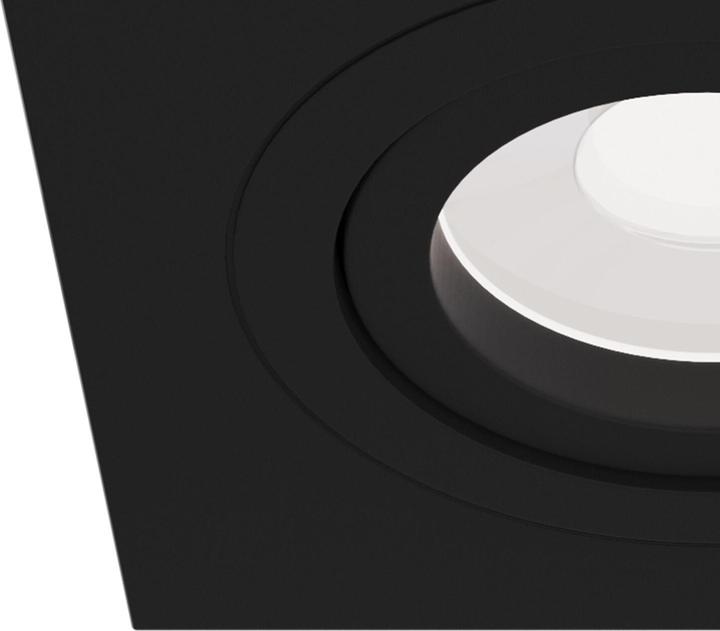 Produktbild Maytoni Atom Downlight, Einbauleuchte GU10 quadratisch Schwarz (GU10)