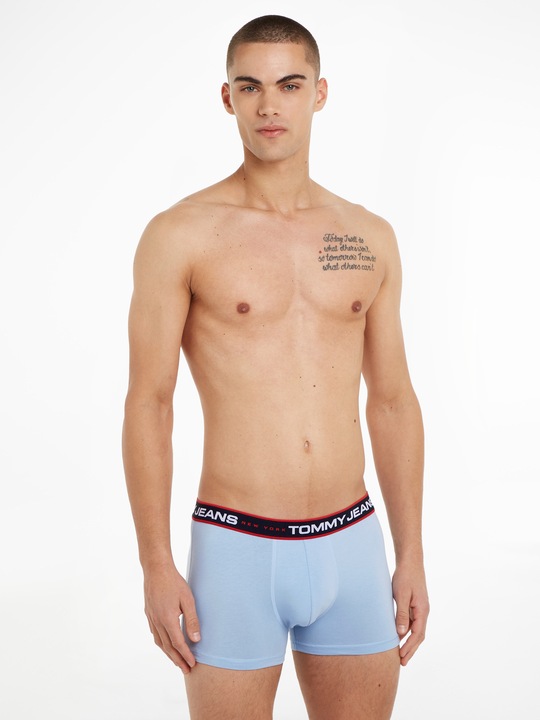 Produktbild MGA 3 Paar Boxerhöschen Für Herren Trunk Schwarz/Creme/Blau (XL, 3er Pack)