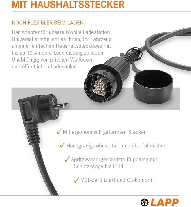 Produktbild Lapp Mobility Ev-Mobility Adapter (2.30 kW, 10 A)