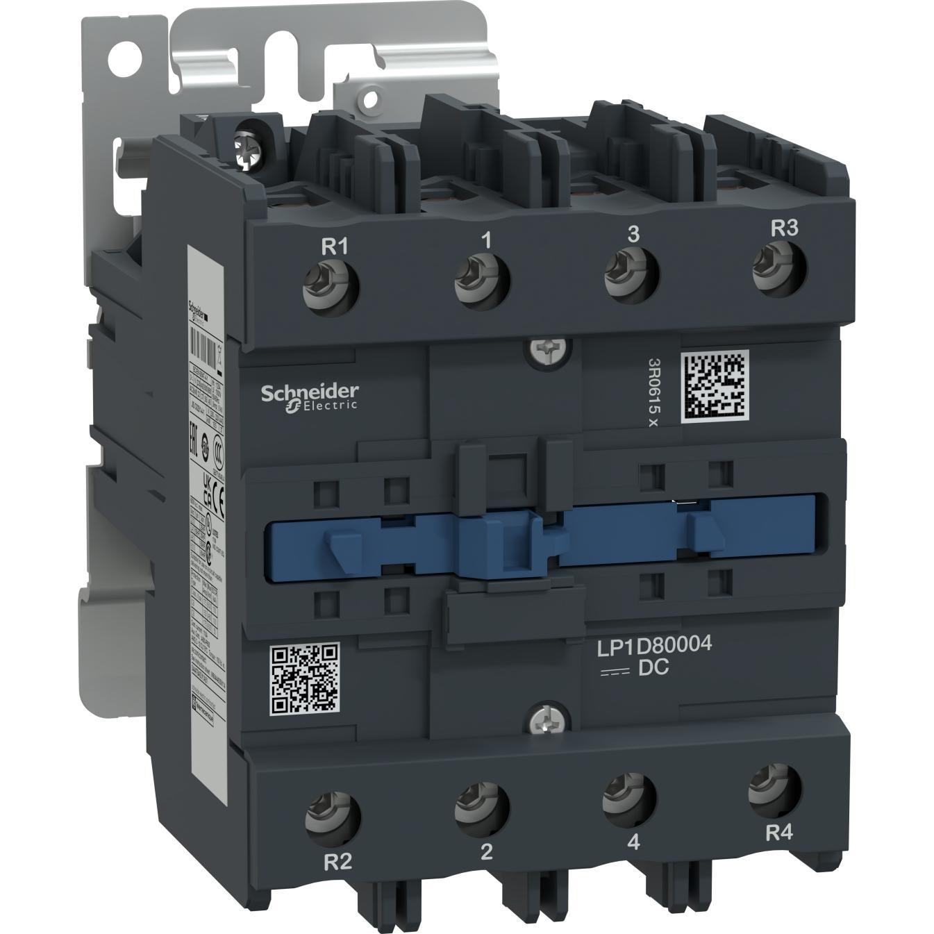 Thumbnail - Schneider Electric Schütz,NO,125A,24Vdc,AC-1, 4-polig, Relais