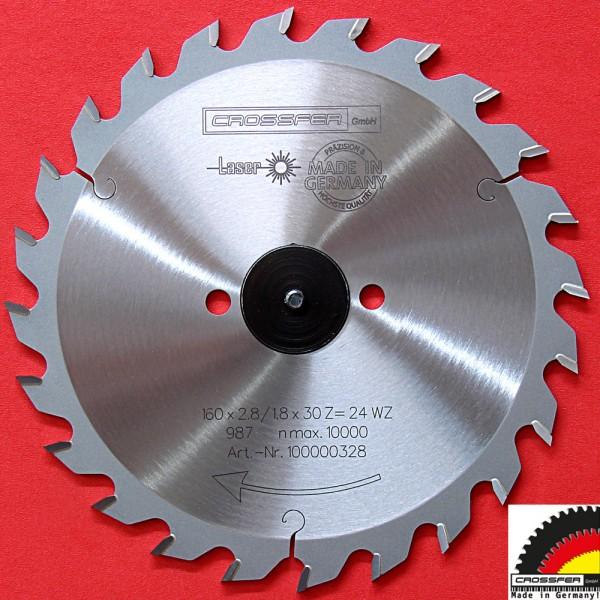 Actual product image Crossfer - PROFI HM-KREISSÄGENBLATT UNIVERSAL HOLZ 160 MM Bohrung 30 mm