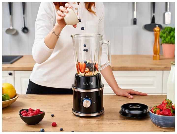 Produktbild Jworld LAFE Standmixer TITANIUMPOWER 1300 W 1 5 L Schwarz (1300 W)
