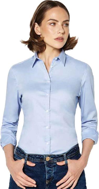 Immagine prodotto Kustom Kit Camicia Conforme alla Taglia Elasticizzata Manica Lunga Donna (42)