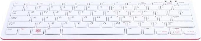 Raspberry Pi SC0167 - Tastiera QWERTY (US) bianca e rossa per