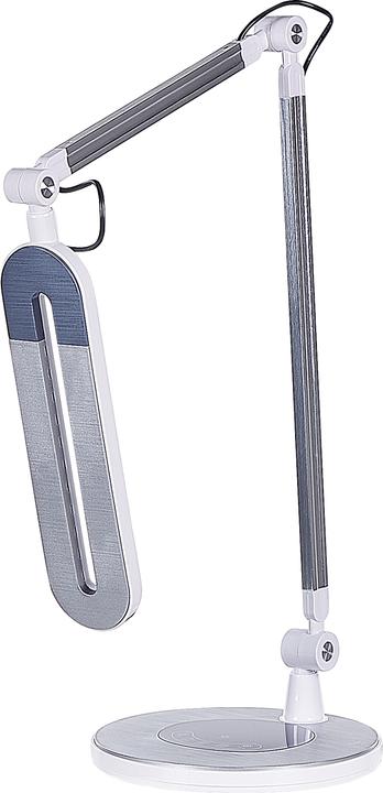 Produktbild Beliani Schreibtischlampe LED Metall silber 80 cm verstellbar GRUS (910 lm)