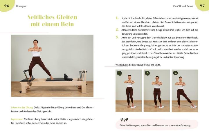 Actual product image Reformer Pilates für zu Hause (German, Marcela Gerl, 2026)