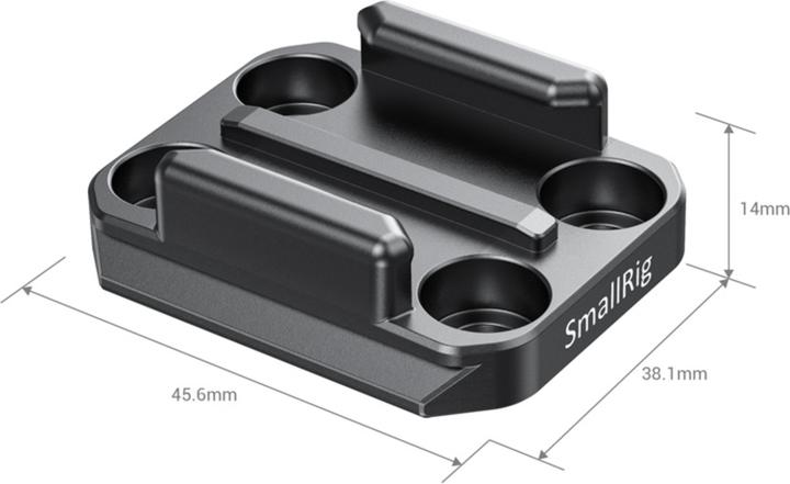 Actual product image SmallRig Buckle Adapter with Arca Quick Release Plate for GoPro Camera - APU2668
