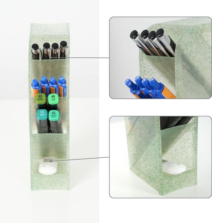 Produktbild Hermex Pen Desk-Organizer Stiftebox Bürotisch-Stifthalter Schreibtisch-Organizer Stiftaufbewahrung