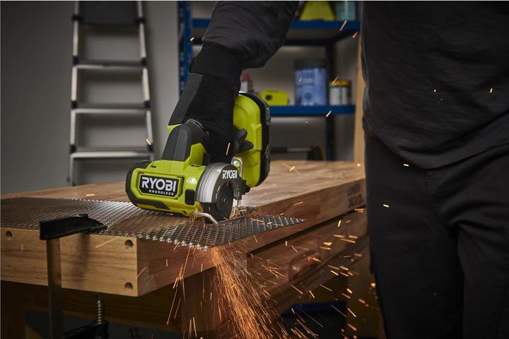 Actual product image Ryobi 18 V ONE+ Brushless Akku-Trennschleifer, RCT18BL-0 (76 mm)