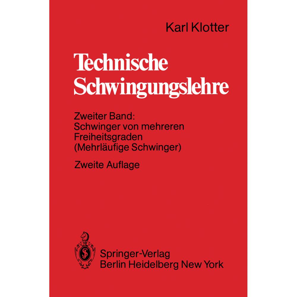 Thumbnail - Technische Schwingungslehre, Fachbücher