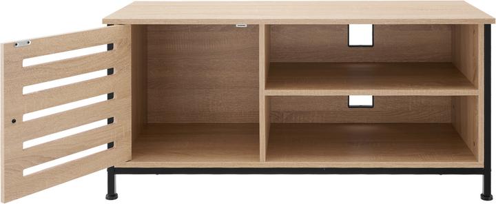 Actual product image tectake TV cabinet Galway | W110 x D41.5 x H50.5 cm with 3 sections (41.50 x 110 x 50.50 cm)